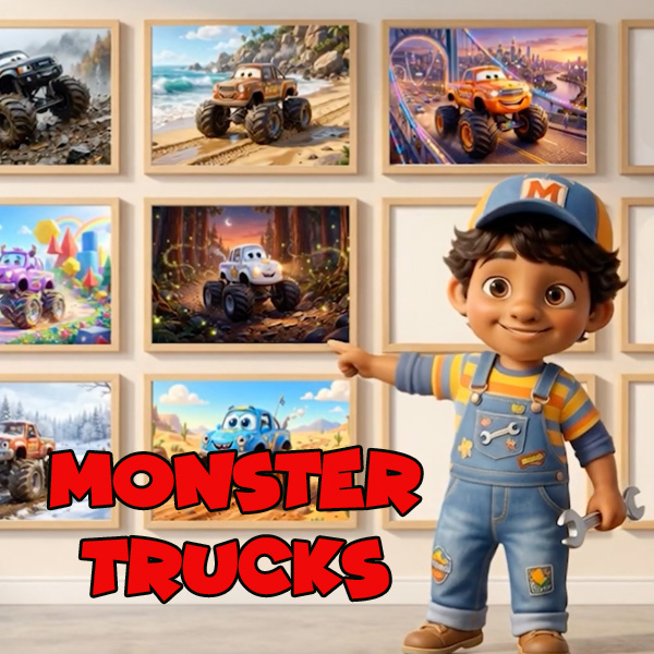 monster trucks Fun Video