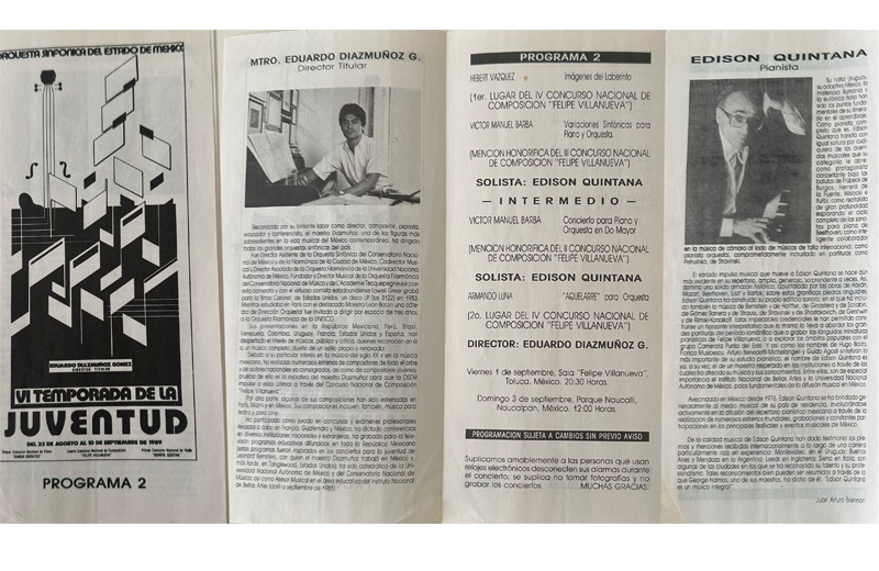 Programa 2 VI Temporada de la Juventud, OSEM